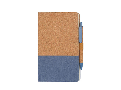 Cork Notebook & Pens 